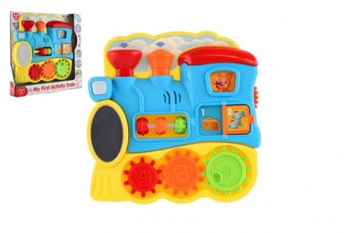 Vláček edukační s aktivitami, světlem a zvukem