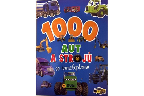 1000 aut a strojů se samolepkami