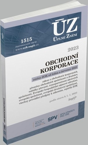 ÚZ 1515 Obchodní korporace 2023
