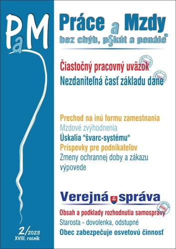 Práce a Mzdy, bez chýb, pokút a penále 2/2023