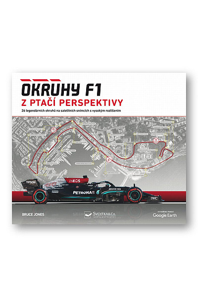 Okruhy F1 z ptačí perspektivy