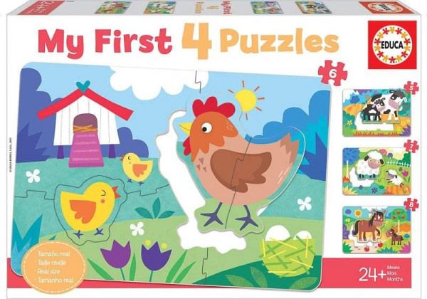 Moje první puzzle Maminky a mláďátka 4v1