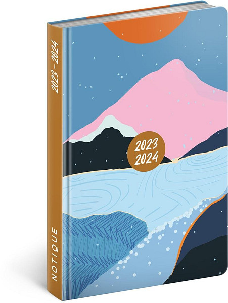 18měsíční diář Petito – Ushba 2023/2024, 11 × 17 cm