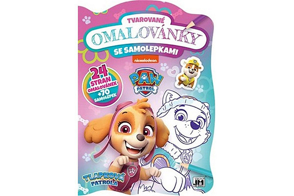 Tvarované omalovánky Tlapková patrola