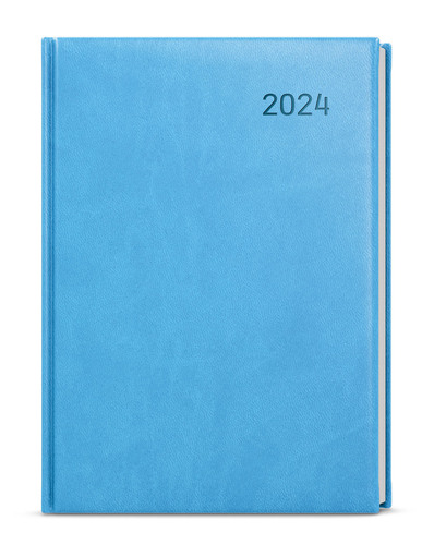Denní diář 2024 David Vivella A5 světle modrý