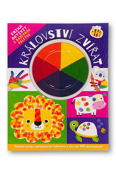 Království zvířat - Kniha aktivit s barevnou paletou