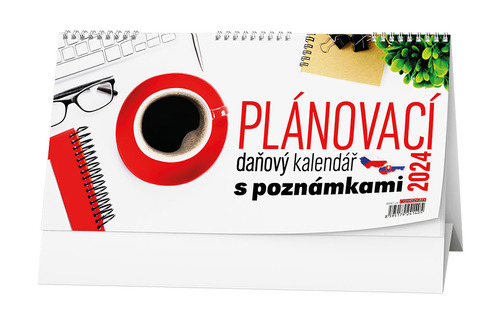 Plánovací daňový kalendář 2024 - stolní kalendář