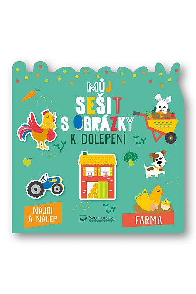 Můj sešit s obrázky k dolepení Farma