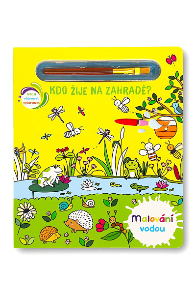 Kdo žije na zahradě? - Malování vodou