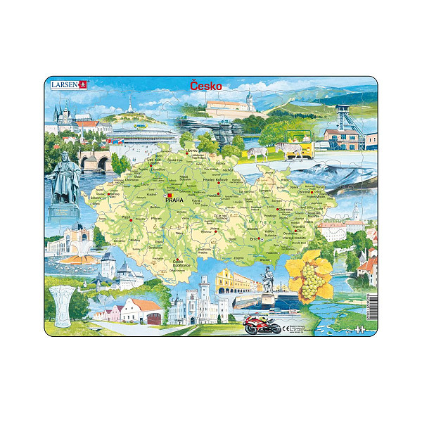 Puzzle 78 Česko deskové