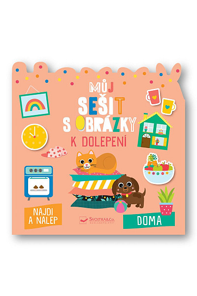 Můj sešit s obrázky k dolepení Doma