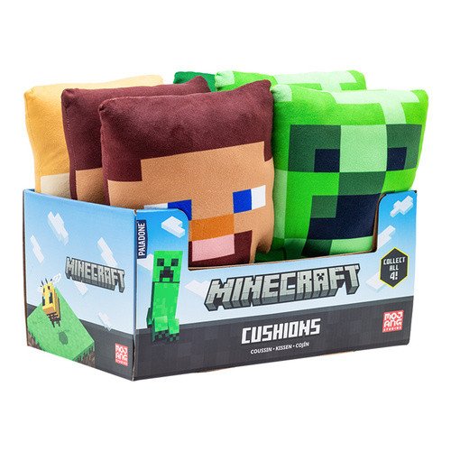 Minecraft polštář 26 × 25 × 62 cm (mix motivů)