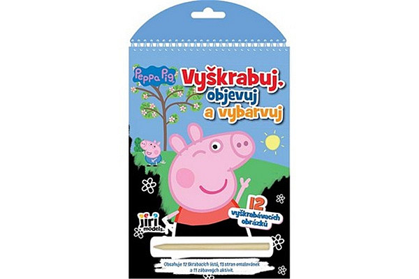 Vyškrabuj, objevuj, vybarvuj Prasátko Peppa