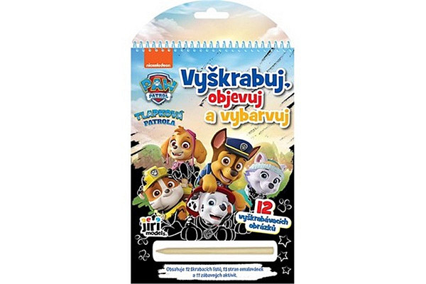 Vyškrabuj, objevuj, vybarvuj Tlapková patrola