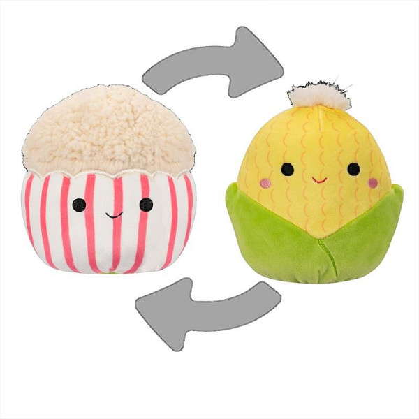 Squishmallows 2v1 Kukuřice Conrad a popcorn Arnel