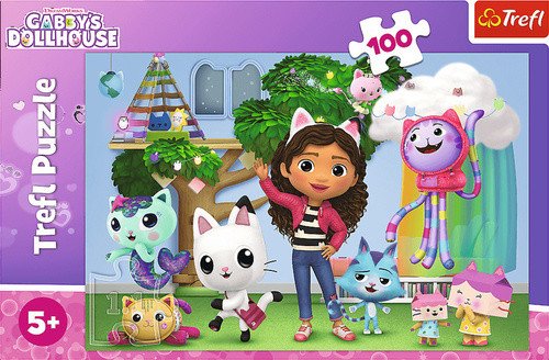 Puzzle Gábinin kouzelný domek 100 dílků