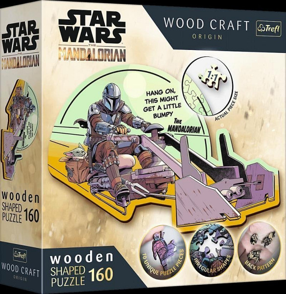 Wood Craft Origin puzzle The Mandalorian Setkání