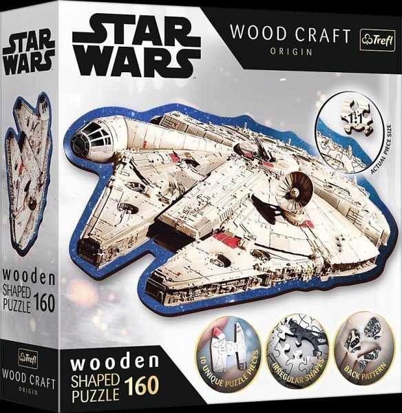 Wood Craft Origin puzzle Star Wars Millennium Falcon