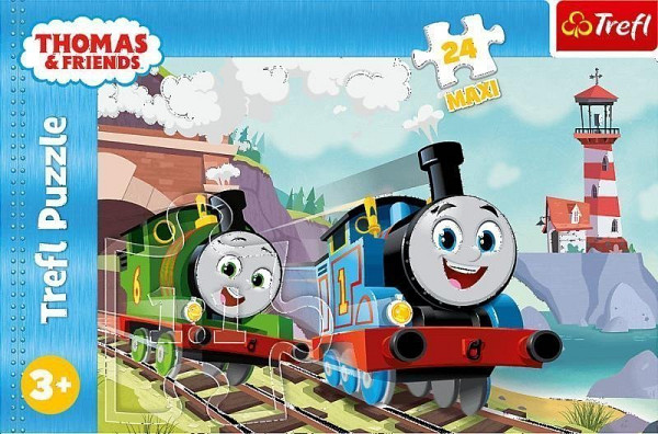 Puzzle Mašinka Tomáš Tom a Percy na kolejích