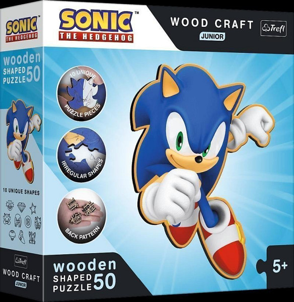 Wood Craft Junior puzzle Chytrý Ježek Sonic