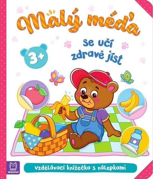 Malý méďa se učí zdravě jíst