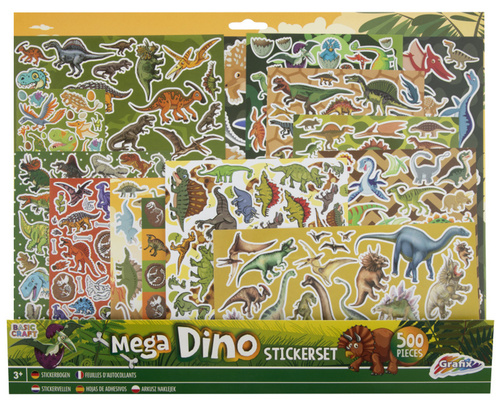 Mega set samolepek Dino