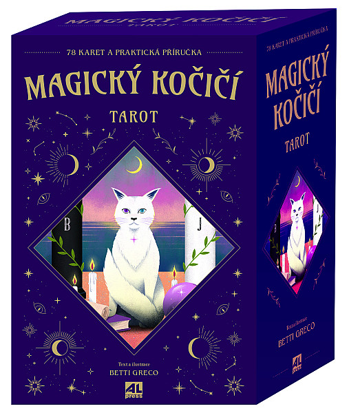 Magický kočičí tarot - 70 karet a praktická příručka