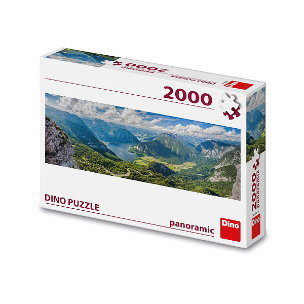 Puzzle 2000 Pohled na Alpy panoramic