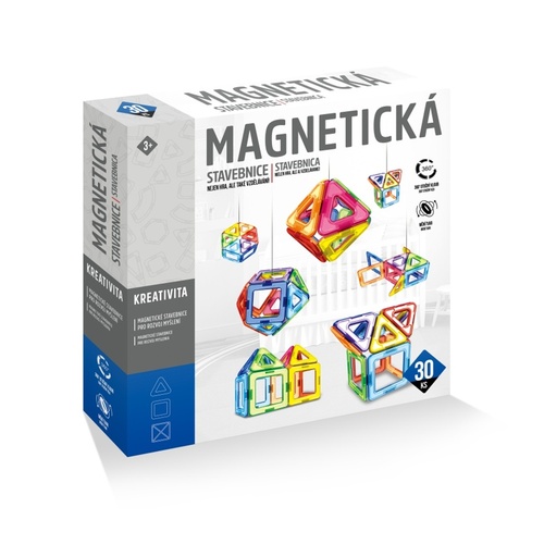 Magnetická stavebnice 30ks