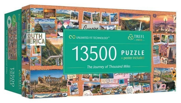 Puzzle UFT Cesta dlouhá tisíc mil 13500 dílků
