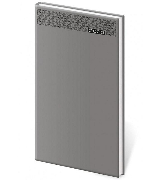 Diář 2025 Gommato týdenní kapesní šedá