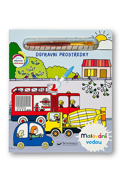 Malování vodou Dopravní prostředky
