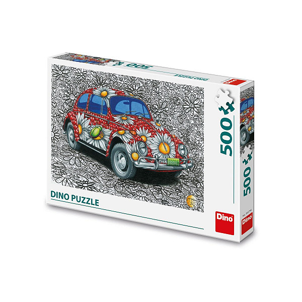 Puzzle 500 VW Brouk malovaný
