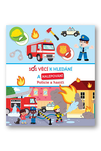 101 věcí k hledání a nalepování Policie a hasiči
