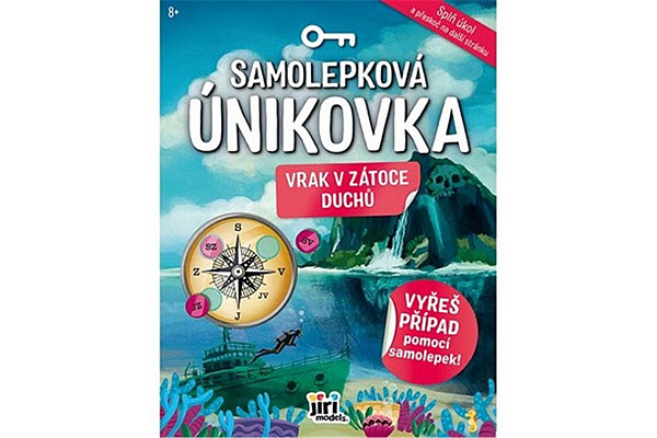 Samolepková únikovka Vrak v zátoce Duchů