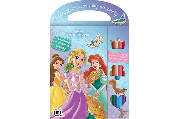 Moje omalovánky na cesty Princezny