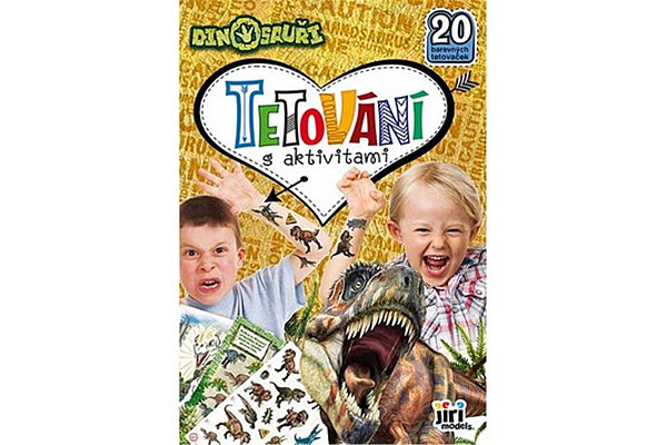 Tetování s aktivitami Dinosauři