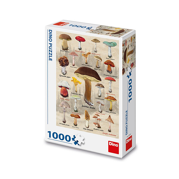 Puzzle 1000 Houby koláž