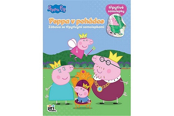 Zábava se třpytivými samolepkami Prasátko Peppa