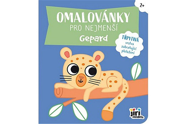Omalovánky pro nejmenší Gepard