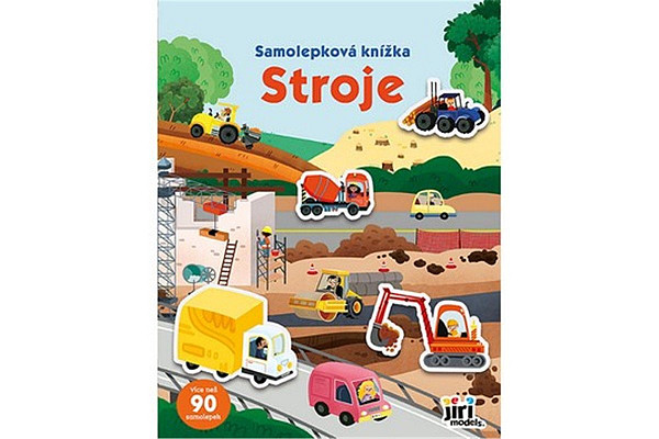 Samolepková knížka Stroje