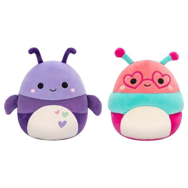 Squishmallows Brouk a Housenka Axel a Peach