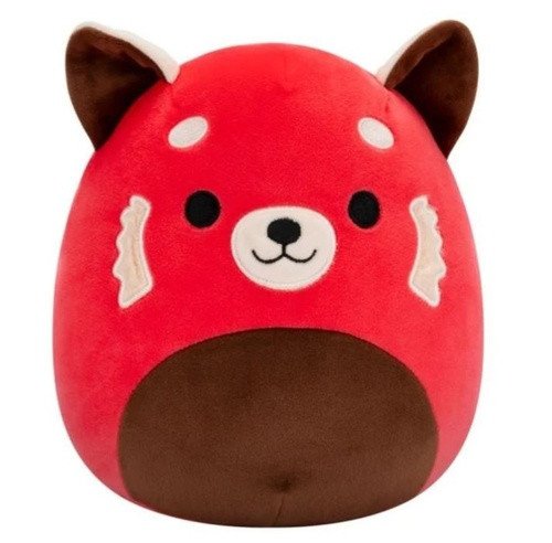 Squishmallows Panda červená Cici