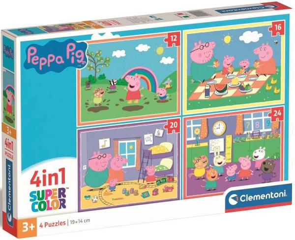 Puzzle 4in1 Peppa Pig