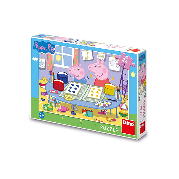 Puzzle 24 Peppa Pig Výtvarník