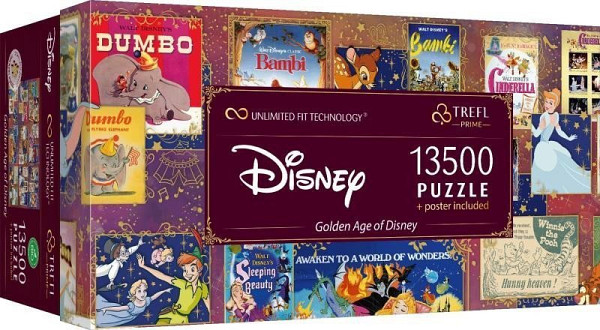 Puzzle UFT Zlatý věk Disney