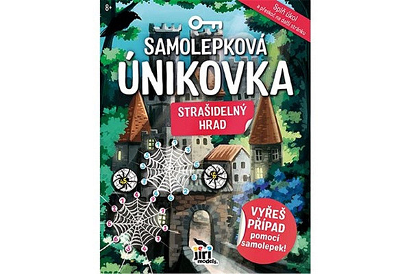 Samolepková únikovka Strašidelný hrad