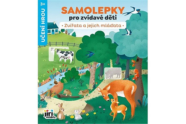 Samolepky pro zvídavé děti Zvířata a jejich mláďata