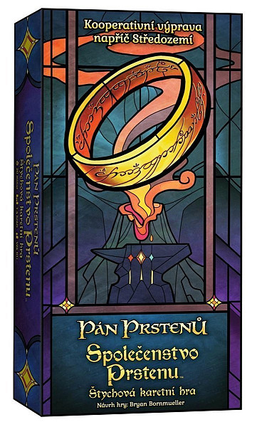 Pán prstenů Společenstvo prstenu Štychová karetní hra