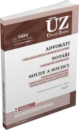 ÚZ 1634 Advokáti, Notáři, Soudci a soudy